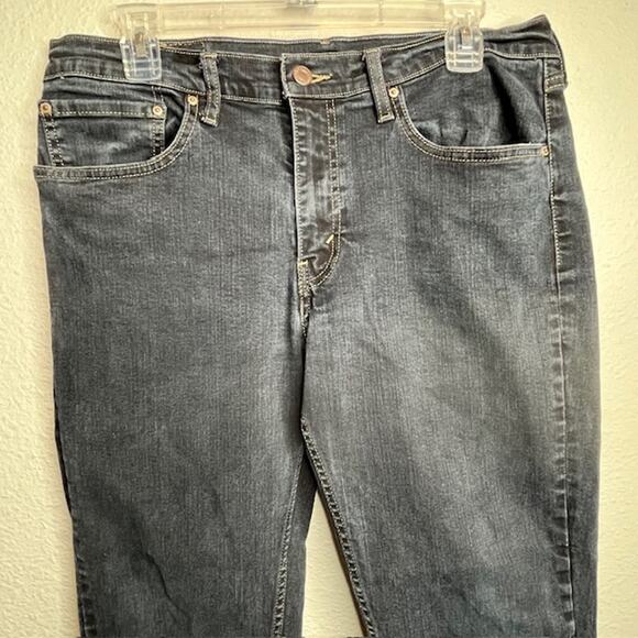 Levi's 511 Dk Wash Jeans Denim Slim Straight Size 34/32 - Picture 3 of 12